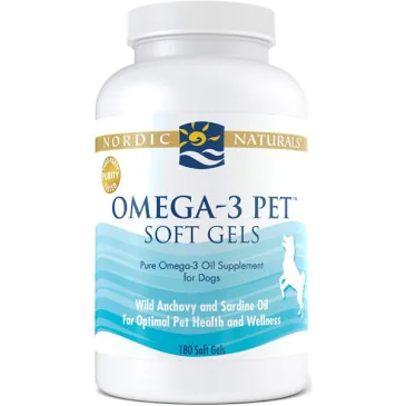 Omega-3 Pet - 180 softgels de Nordic Naturals pas cher - Nutriwellness