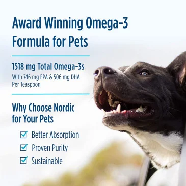 Omega-3 Pet - 473 ml de Nordic Naturals pas cher - Nutriwellness