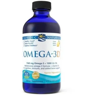 Omega-3D - 1560mg Lemon - 237 ml de Nordic Naturals pas cher