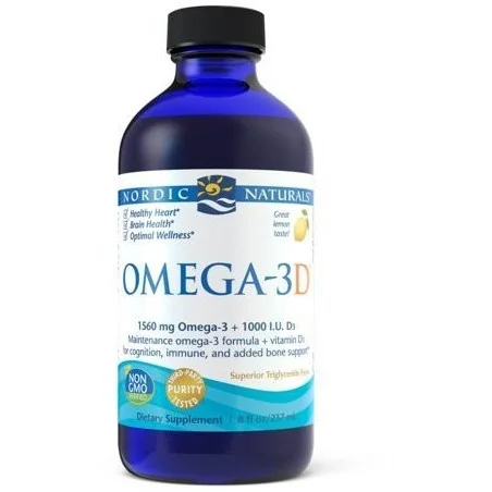 Omega-3D - 1560mg Lemon - 237 ml de Nordic Naturals pas cher