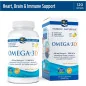 Omega-3D - 690mg Lemon - 120 softgels - Nordic Naturals