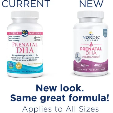 Postnatal Omega-3, 1120mg Lemon - 60 softgels de Nordic Naturals