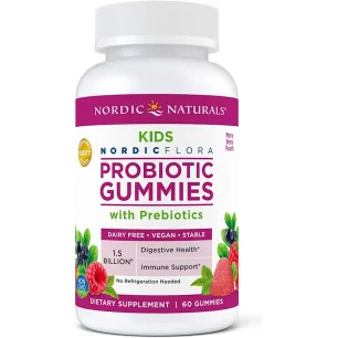 Probiotic Gummies Kids, Merry Berry Punch 60 gummies Nordic Naturals