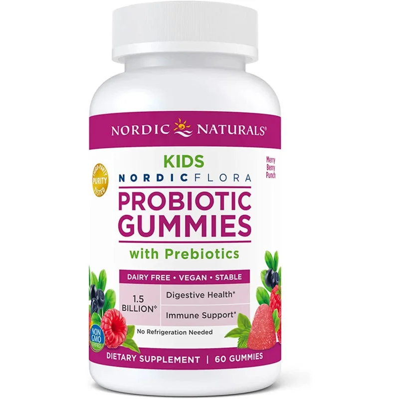 Probiotic Gummies Kids, Merry Berry Punch - 60 gummies - Nordic Naturals