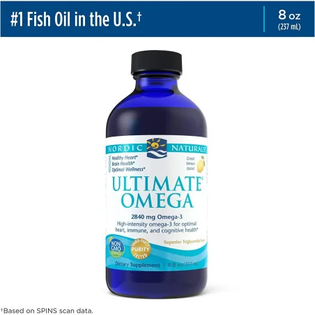 Ultimate Omega - 2840mg Lemon Flavor - 237 ml - Nordic Naturals