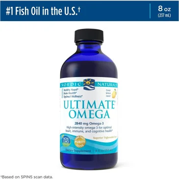 Ultimate Omega - 2840mg Lemon Flavor - 237 ml de Nordic Naturals