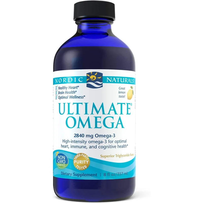 Ultimate Omega - 2840mg Lemon Flavor - 237 ml - Nordic Naturals