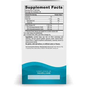 Ultimate Omega 2X Mini, 1120mg Strawberry - 60 mini softgels - Nordic Naturals