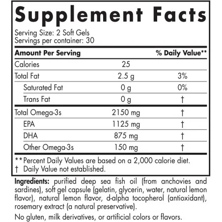 Ultimate Omega 2X Sport - 60 softgels - Nordic Naturals
