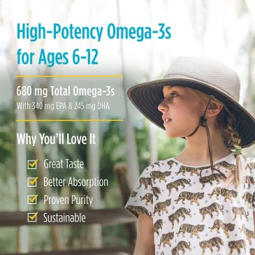 Ultimate Omega Junior, 680mg - 90 softgels de Nordic Naturals