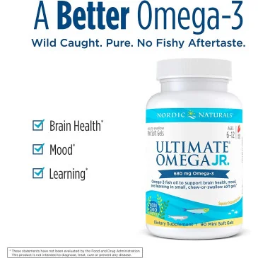 Ultimate Omega Junior, 680mg - 90 softgels de Nordic Naturals