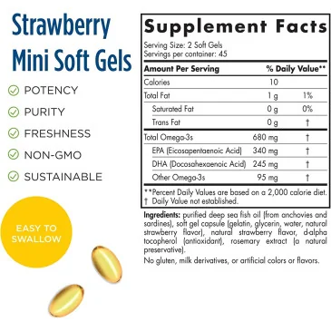 Ultimate Omega Junior, 680mg - 90 softgels de Nordic Naturals