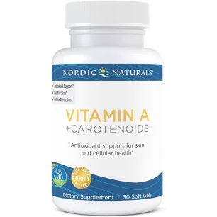 Vitamin A + Carotenoids - 30 softgels de Nordic Naturals pas cher