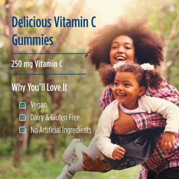 Vitamin C Gummies - 250mg Tangerine - 120 gummies de Nordic Naturals