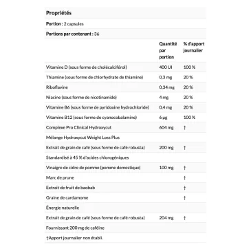 Hydroxycut Lose Weight - 72 rapid release caps de MuscleTech pas cher