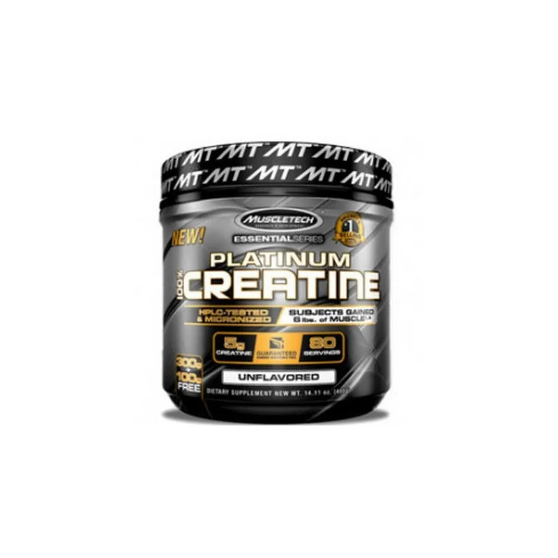 Platinum 100% Creatine - 400 grams - MuscleTech