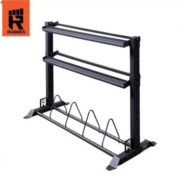 Rugged Combination Weight Plate Dumbbell Rack pas cher - Nutriwellness