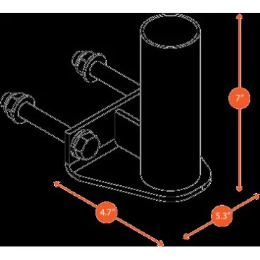 Rugged Bar Holder (Base Mount) pas cher - Nutriwellness
