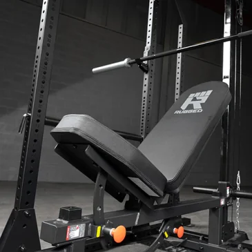 Rugged Flat/Incline Bench Y001 pas cher - Nutriwellness