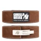 4 Inch Leather Lever Belt (Brown) - Gorilla Wear 4 Inch Leather Lever Belt (Brown) - Gorilla Wear