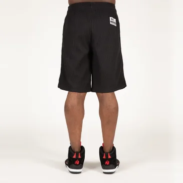 Augustine Old School Shorts (Black/Red) de Gorilla Wear pas cher