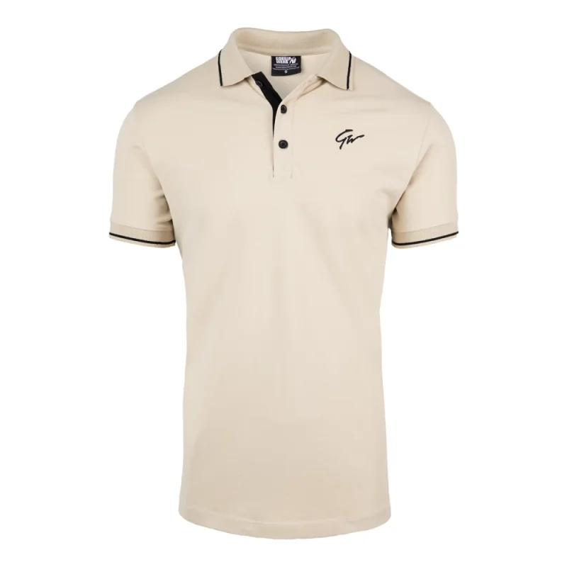Delano Polo Beige - Gorilla Wear