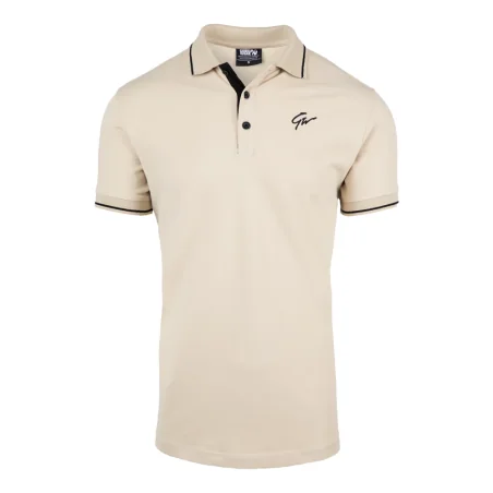 Delano Polo Beige de Gorilla Wear pas cher - Nutriwellness