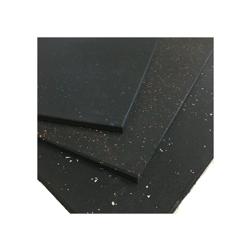 Dalle Training Noir/Moucheté 25mm - 100x100cm