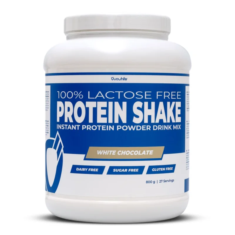 100% Lactose Free Protein Shake 800g Ovowhite pas cher - Nutriwellness