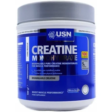 Créatine Monohydrate 500gr d'USN pas cher - Nutriwellness