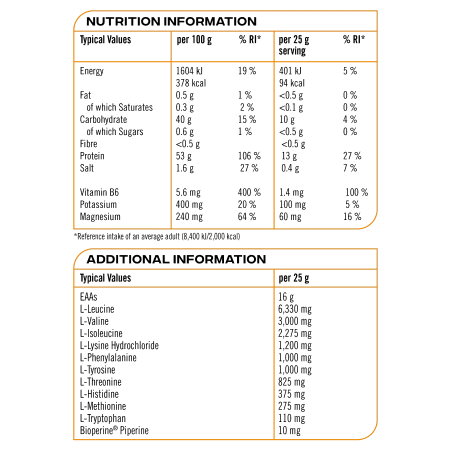 EAA - 500 grams - Reflex Nutrition