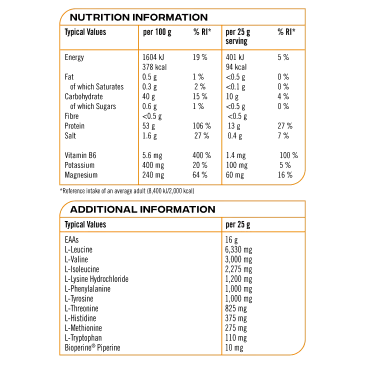 EAA - 500 grams de Reflex Nutrition pas cher - Nutriwellness