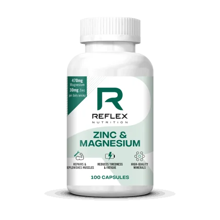 Zinc & Magnesium - 100 caps Reflex Nutrition pas cher - Nutriwellness