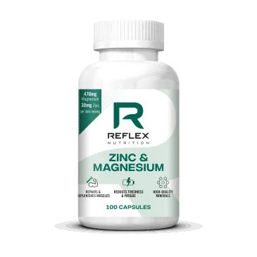 Zinc & Magnesium - 100 caps Reflex Nutrition pas cher - Nutriwellness