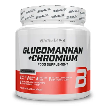 Glucomannan + Chromium de BioTech USA pas cher - Nutriwellness