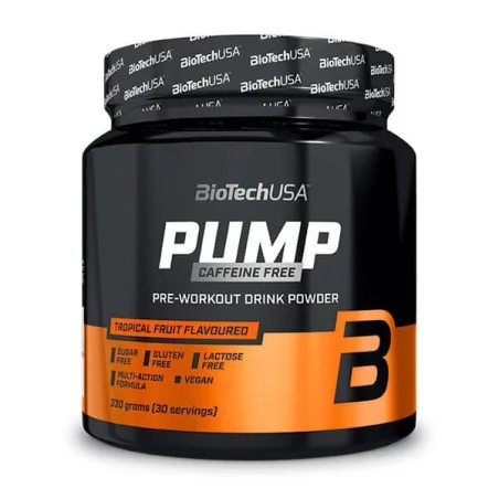 Pump Caffeine Free de BioTech USA pas cher - Nutriwellness