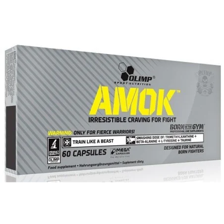Amok - 60 caps d'Olimp Sport Nutrition pas cher - Nutriwellness