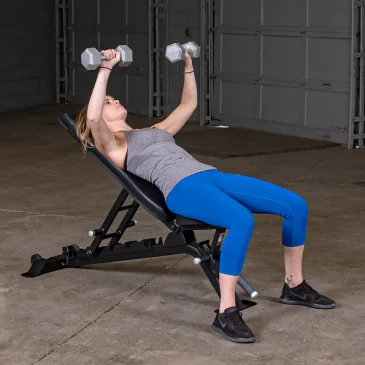 Pro Clubline Banc PRO plat, incliné-decline SFID325B de Body-Solid