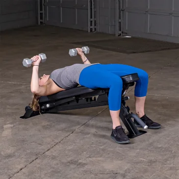 Pro Clubline Banc PRO plat, incliné-decline SFID325B de Body-Solid