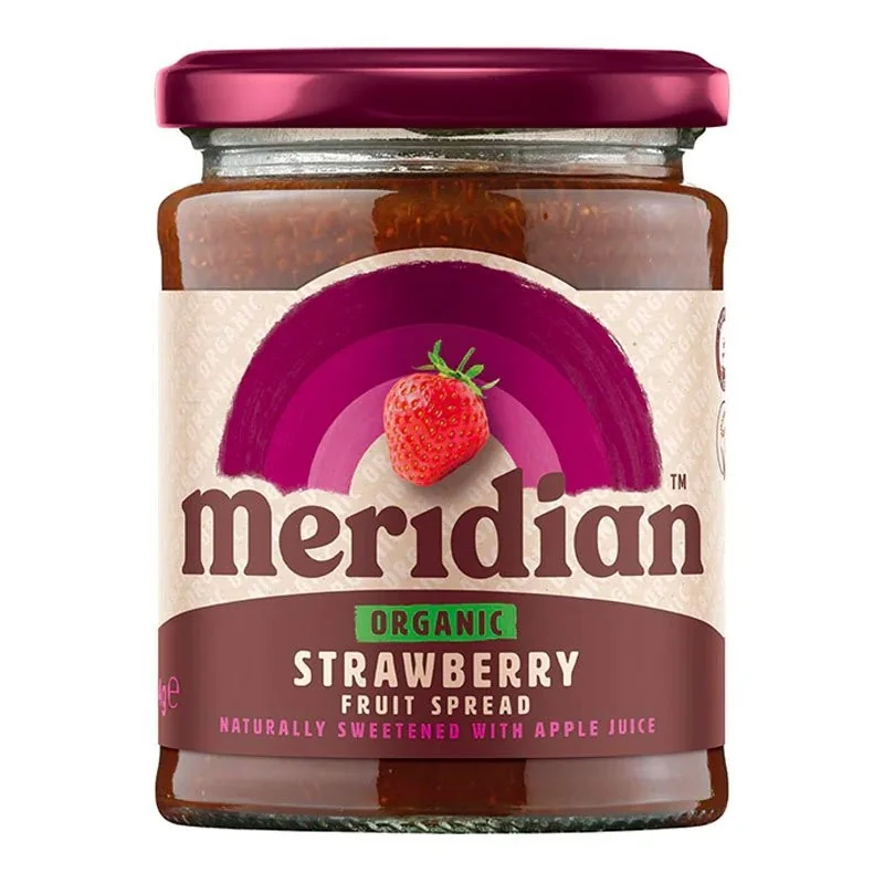 Organic Strawberry Fruit Spread (284g) - Meridian Foods
