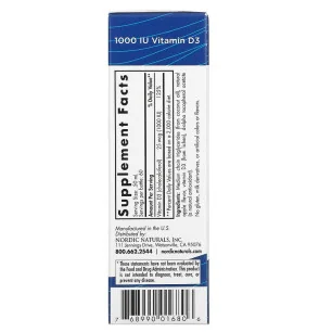 Vitamin D3 Vegan, 1000 IU - 30 ml - Nordic Naturals