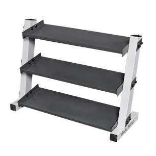 Rack à Haltères Vinyle/Néoprène à 3 niveaux de Body-Solid pas cher