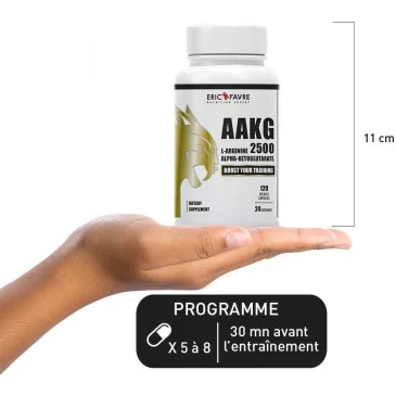 AAKG - 120 gélules d'Eric Favre pas cher - Nutriwellness