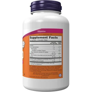 Vitamin C-500 Chewable - 100 tablets - NOW Foods