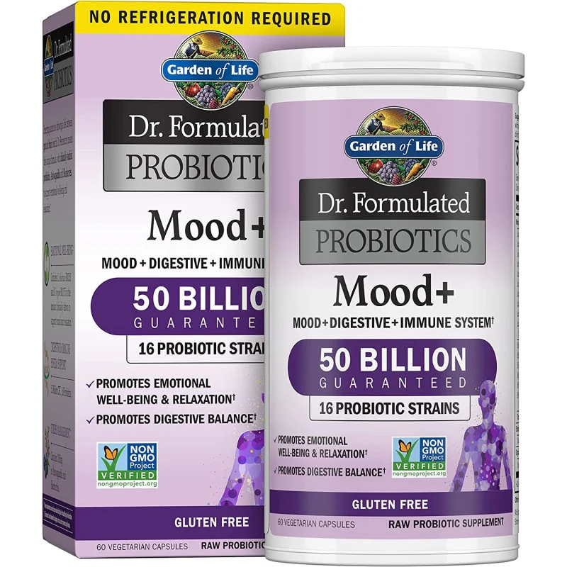 Dr. Formulated Probiotics Mood+ - 60 vcaps - Garden of Life