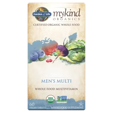 Mykind Organics Men's Multi - 60 vegan tabs de Garden of Life pas cher