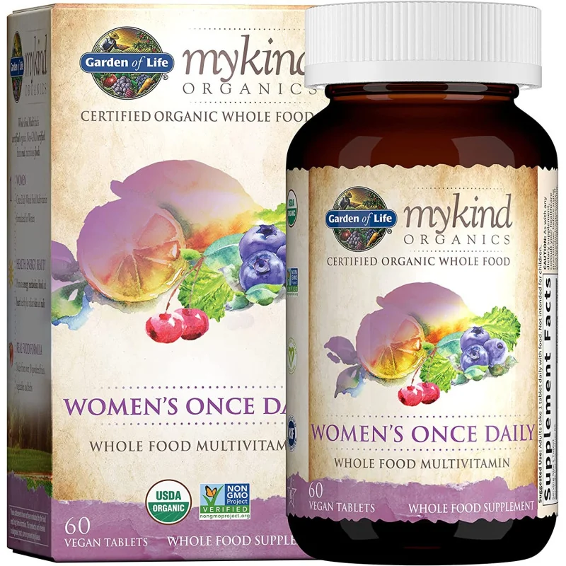Mykind Organics Women's Once Daily - 60 vegan tabs - Garden of Life