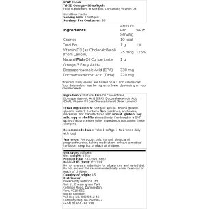 Tri-3D Omega - 90 softgels - NOW Foods