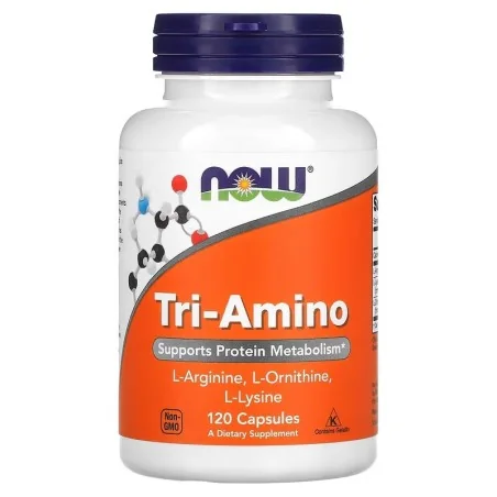 Tri-Amino - 120 caps de NOW Foods pas cher - Nutriwellness
