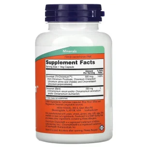 Tri-Chromium - 500mcg - 90 vcaps - NOW Foods